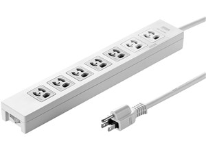 電源タップ 5個口連動集中スイッチ+雷ガード 3P・7個口 3m TAP-F37-3KR
