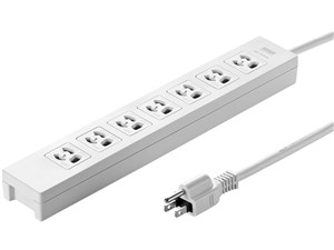 TAP-F37-3 電源タップ (3P・7個口・3m) 商品画像1：eONE