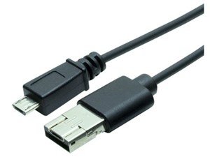 【納期目安：１週間】ミヨシ シェア機能付きmicroUSBケーブル 黒 0.5m USB-MS･･･