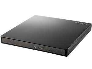 I-O DATA 外付けポータブルDVDドライブ (USB3.0対応、SurfacePro4/SurfacePro3バスパワー対応) DVRP-UT8TBK 商品画像1：JYPSPEED PLUS