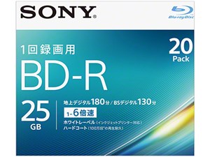 20BNR1VJPS6 [BD-R 6倍速 20枚組]