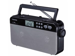 【単2電池プレゼント（2セット×3）】 TY-SR55-S 東芝 AM/FMホームラジオ シ･･･
