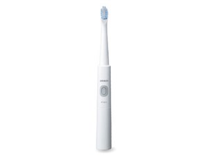[新品][送料無料] オムロン 音波式 電動歯ブラシ HT-B212 -W ホワイト 歯周ケア 手みがきの約5倍歯垢除去力  商品画像1：あるYAN
