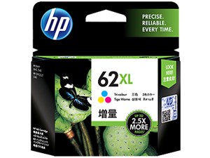 HP C2P07AA 3色カラー 62XL [インクカートリッジ 増量]