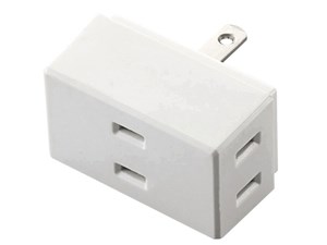 エレコム トリプルタップ/3個口/ホワイト T-TR01-2300WH