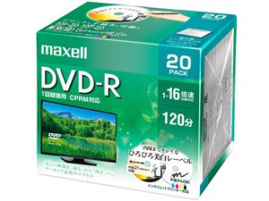 DRD120WPE.20S [DVD-R 16倍速 20枚組]