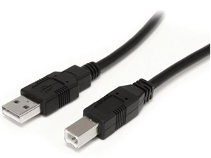 USB 2.0ケーブル/9.1m/アクティブタイプ/Type-A-Type-B/オス-オス/リピートIC･･･