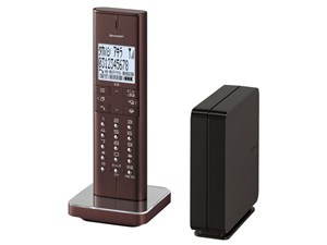 シャープ【SHARP】デジタルコードレス電話機 子機1台タイプ JD-XF1CL-T（ブラウン系）【JDXF1CLT】 商品画像1：SAKURA MOMO