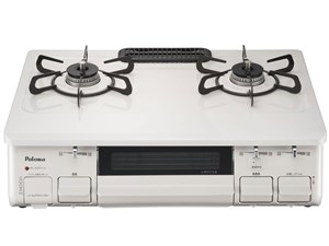 パロマ ガステーブルコンロ シロノ 水無し片面焼き 59cm プロパンガス(LPG) 右強火 ナチュラルホワイト IC-N86SH-R-LPG 商品画像1：Dshopone