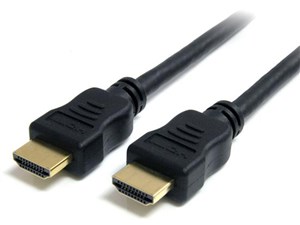 HDMI 1.4 ケーブル/3m/4K30Hz/イーサネット対応/ハイスピードHDMI/オス・オス/ブラック HDMIMM10HS 商品画像1：123market