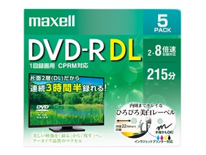 DRD215WPE.5S [DVD-R DL 8倍速 5枚組]