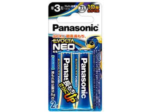 エボルタNEO アルカリ乾電池 単3形 2本パック LR6NJ/2B