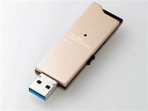 エレコム 高速USB3.0メモリ(スライドタイプ) MF-DAU3016GGD 商品画像1：リコメン堂