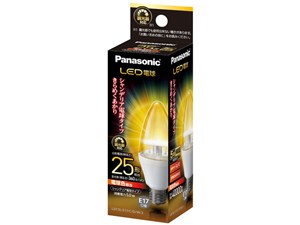 パナソニック【Panasonic】LED電球 シャンデリア電球タイプ 5.0W 電球色相当 LDC5LE17CDW2★【調光器対応】 商品画像1：SAKURA MOMO
