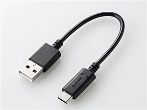 エレコム 【メール便での発送商品】スマートフォン用USBケーブル USB2.0 A-C ･･･