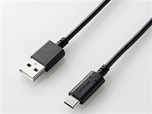 エレコム USB2.0ケーブル(準拠、A-C) MPA-AC20BK