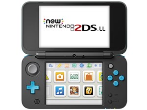 [新品][送料無料] 任天堂 New Nintendo 2DS LL ブラック×ターコイズ LLシリーズ最軽量 ニンテンドー 商品画像1：あるYAN