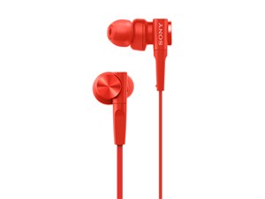 ソニー【SONY】密閉型インナーイヤーレシーバー カナル型イヤホン MDR-XB55-R(レッド)★【MDRXB55R】 商品画像1：SAKURA MOMO