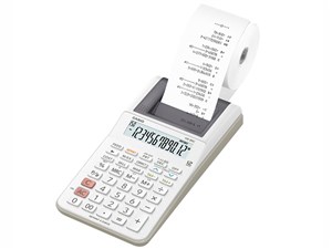 【納期目安：２週間】カシオ プリンター電卓 HR-8RC-WE