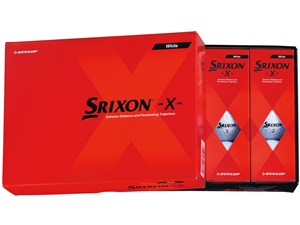 ダンロップ【SRIXON】ゴルフボール X ホワイト 12球入り 17SRIXON-W★【2017･･･