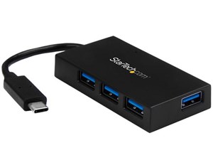 USB-Cハブ/USB Type-C接続/USB 3.1 Gen 1/4ポート(4x USB-A)/バスパワー & セ･･･