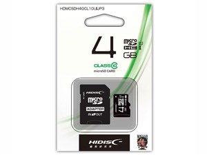 【納期目安：１週間】磁気研究所 HIDISC microSDHCカード 4GB CLASS10 UHS-1･･･