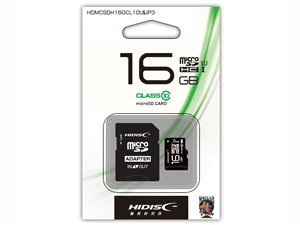 HDMCSDH16GCL10UIJP3 [16GB] マイクロSD16GB ゆうパケット