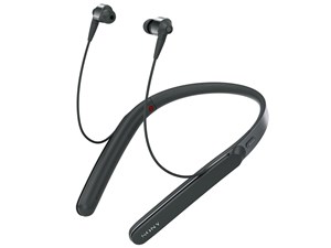 ソニー イヤホン ワイヤレスノイズキャンセリングステレオヘッドセット WI-1000X B ブラック 密閉ハイブリッド型 ネックバンド型 SONY 新品 送料無料 商品画像1：あるYAN