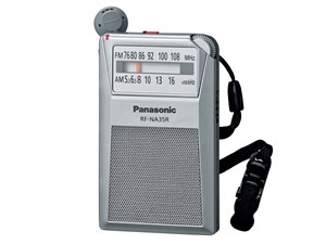 パナソニック【Panasonic】ＦＭ・ＡＭポケットラジオ　2バンドレシーバー RF-･･･