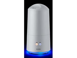 アイリスオーヤマ【IRIS】超音波式加湿器 樽型 ホワイト タンク容量3L コンパ･･･