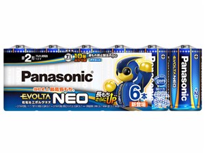 エボルタNEO アルカリ乾電池 単2形 6本パック LR14NJ/6SW