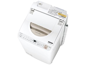 タテ型洗濯乾燥機 5.5kg シャープ ES-TX5B ES-TX5B-N ゴールド系 商品画像1：セイカオンラインショップ