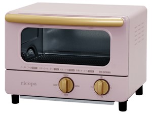 アイリスオーヤマ【IRIS】オーブントースター ricopa EOT-R1001-PA（アッシュピンク）★【EOTR1001PA】 商品画像1：家電のSAKURAchacha