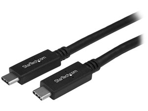 USB-C - USB-C ケーブル 1m オス/オス USB 3.0 (5Gbps) USB-C充電ケーブル US･･･