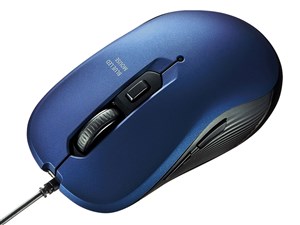 MA-BL114BL 有線 ブルーLED マウス ブルー