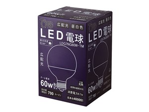 東京メタル LEDボール電球(60W相当/昼白色) LDG7NG60W-TM