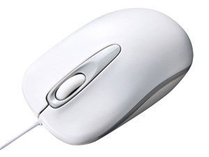 サンワサプライ【3ボタン光学式】有線光学式マウス（ホワイト） MA-R115W【簡単接続】 商品画像1：家電のSAKURAchacha