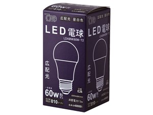 東京メタル 60W相当LED電球(昼白色E26) LDA8NK60W-T2