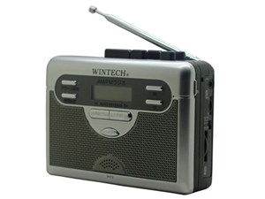 【納期目安：１週間】WINTECH WNTECH オートリバース再生対応ラジオ付テープ･･･