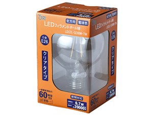 【納期目安：04/末入荷予定】東京メタル LED電球 一般電球型  LDG7L-GC60W-TM