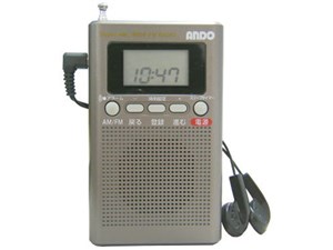 ANDO ビシッと選局ラジオ R16-718D