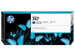 HP 747 インク CRブルー 300ml P2V85A