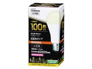 ヤザワ 一般電球形LED 100W相当 電球色 LDA14LG