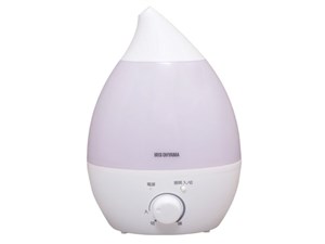 アイリスオーヤマ【IRIS】超音波式加湿器 しずく型 ホワイト タンク容量2.8L ･･･