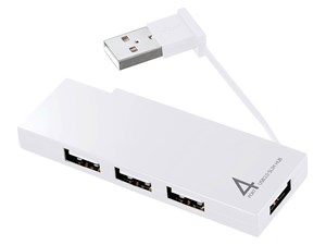 サンワサプライ USB-2H416W USB2.0ハブ  4ポート･ホワイト 商品画像1：リコメン堂
