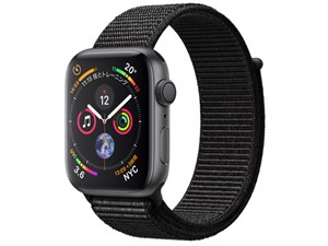 AppleWatchSeries4GPSモデル44mmMU6E2J/A[ブラックスポーツループ] 商品画像1：エスセール