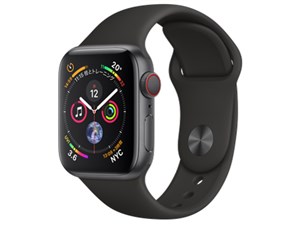 Apple Watch Series 4 GPS+Cellularモデル 40mm MTVD2J/A [ブラックスポーツバンド] 商品画像1：測定の森 Plus