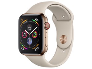 Apple Watch Series 4 GPS+Cellularモデル 44mm MTX42J/A [ゴールドステンレススチールケース/ストーンスポーツバンド] 商品画像1：EC－TOPショップ