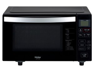 ハイアール【Haier】18L 電子レンジ ヘルツフリー ブラック JM-FH18G-K★【JMFH18GK】 商品画像1：家電のSAKURAchacha