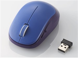 ELECOM エレコム 無線マウス ワイヤレスマウス 5ボタン BlueLED ブルー M-DY1･･･